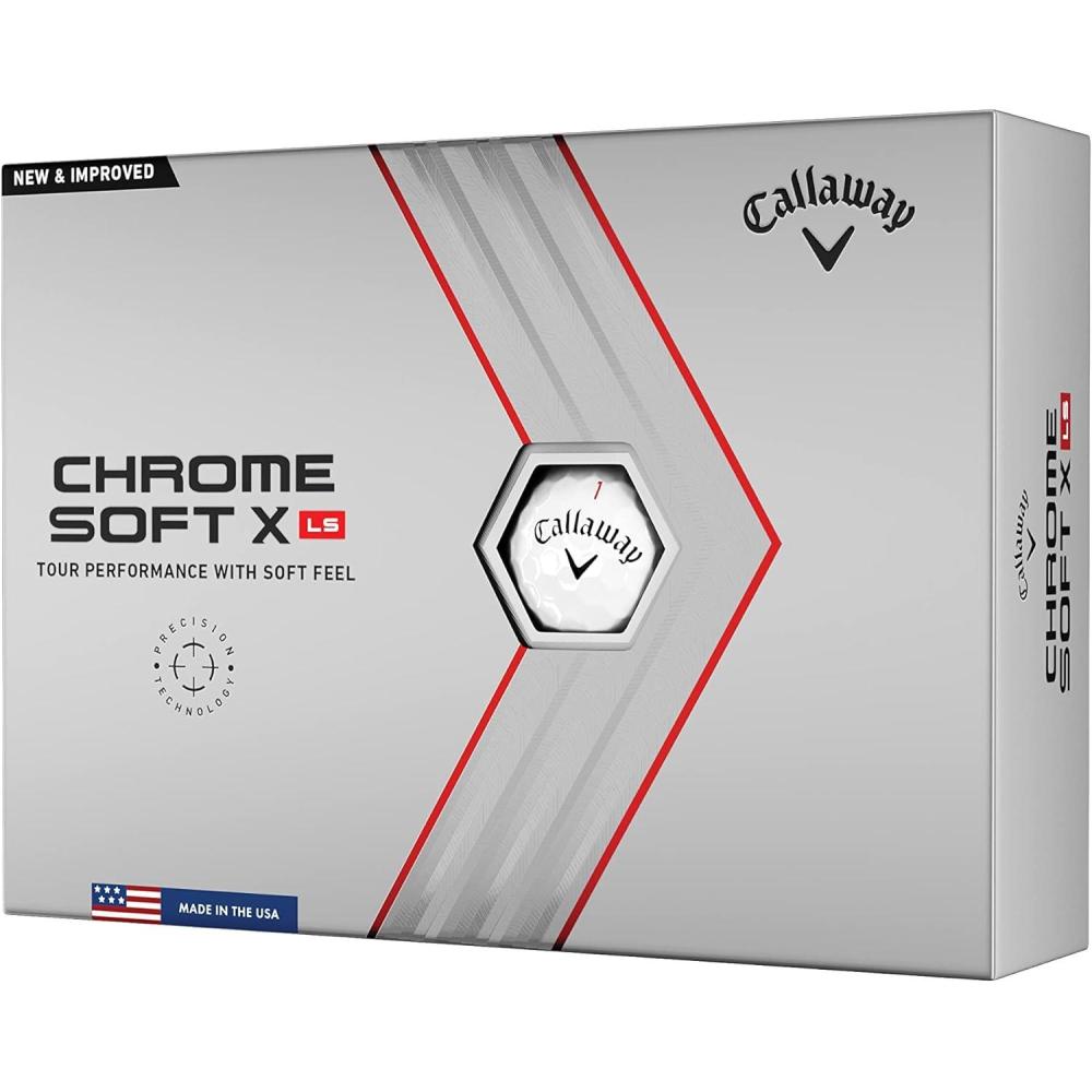 imageCallaway Golf 2022 Chrome Soft X LS Golf BallsStandard White