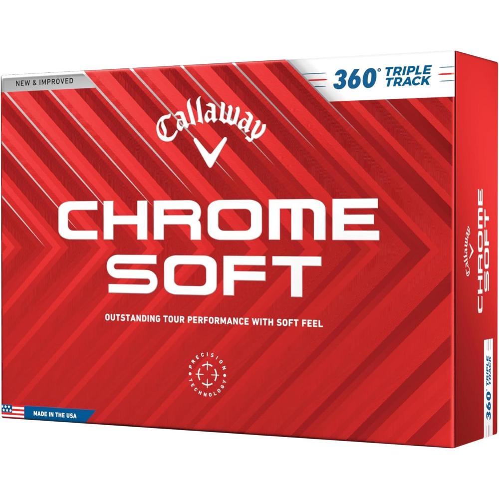 imageCallaway Golf Chrome Soft Golf Balls360 Triple Track White