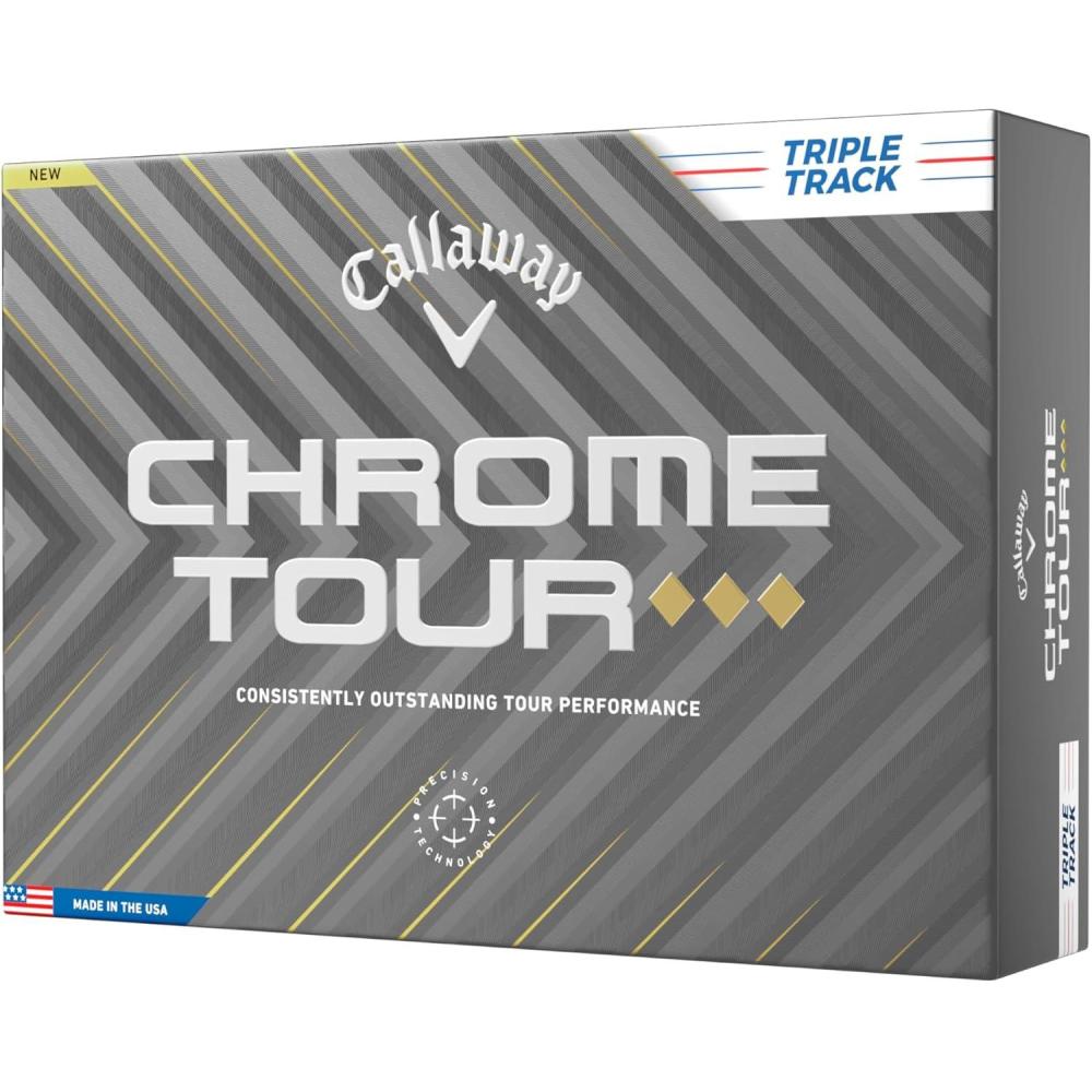 imageCallaway Golf Chrome Tour Triple Diamond Golf BallsTriple Track White