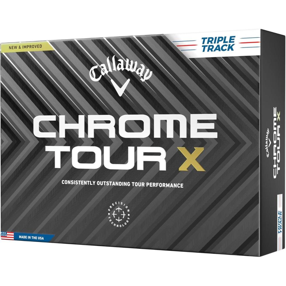 imageCallaway Golf Chrome Tour X Golf BallsTriple Track White