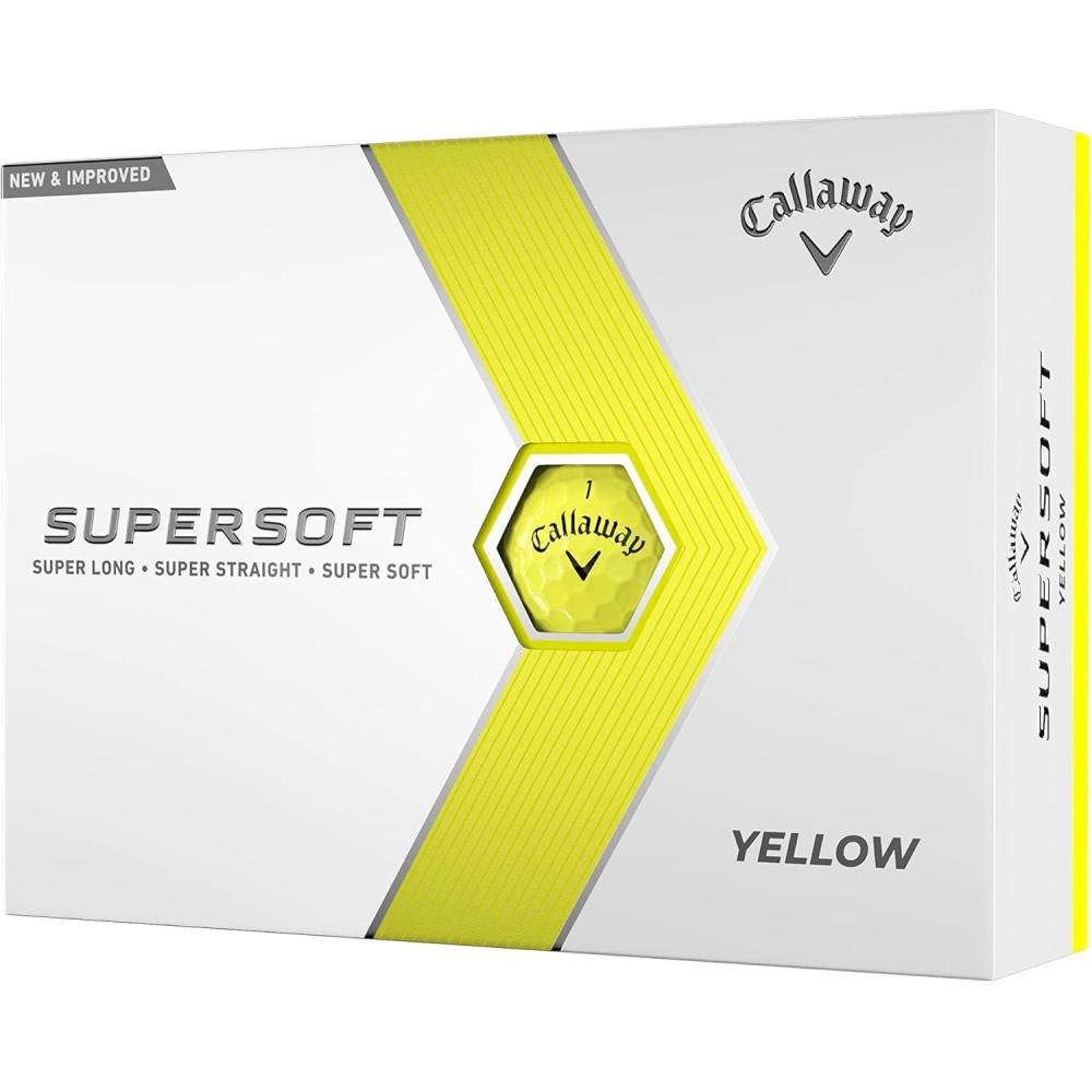 imageCallaway Golf Supersoft Golf Balls 2023Yellow