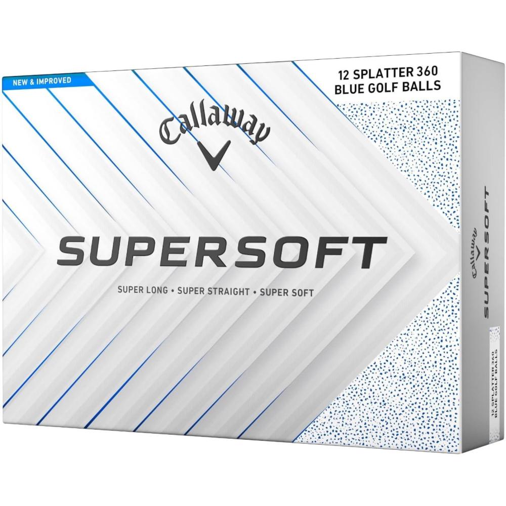 imageCallaway Golf Supersoft Golf Balls 2025Blue Splatter