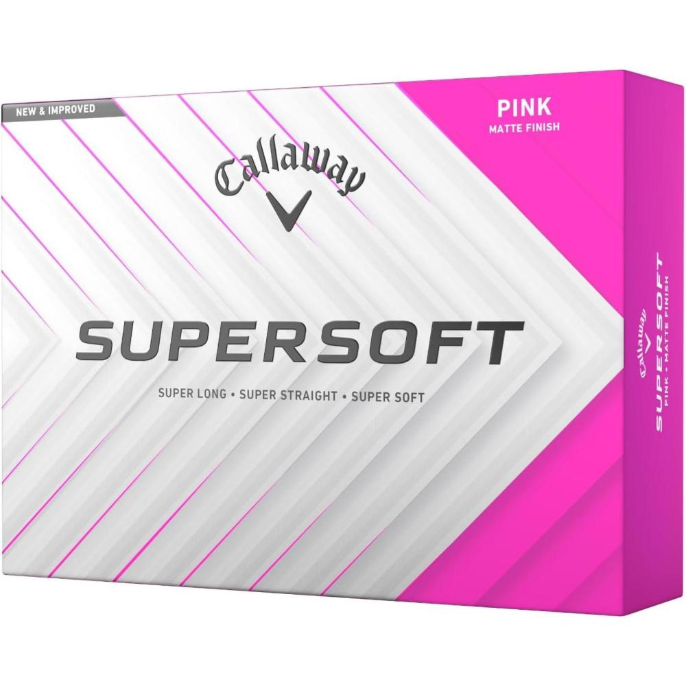 imageCallaway Golf Supersoft Golf Balls 2025Pink