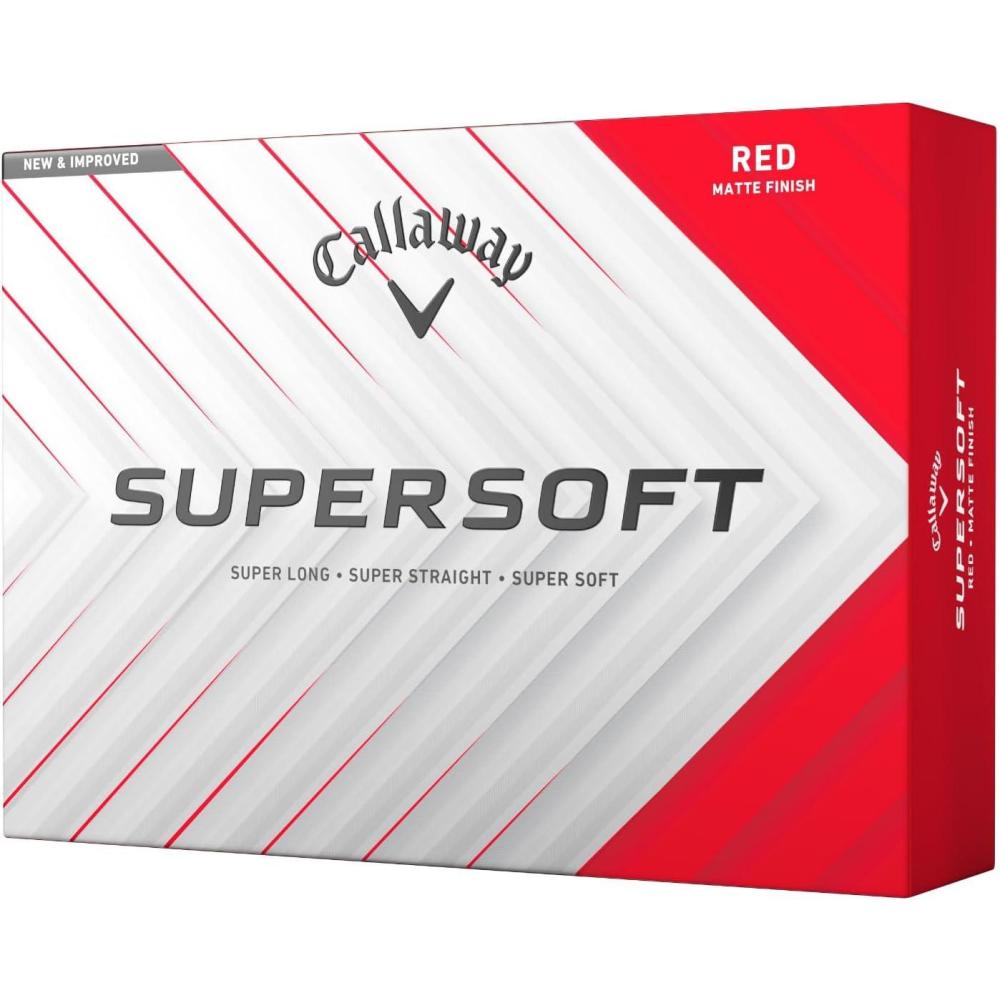 imageCallaway Golf Supersoft Golf Balls 2025Red