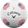 Callaway Golf Chrome Soft Golf Balls(Red  White  and Blue)