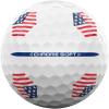 Callaway Golf Chrome Soft Golf Balls(Red  White  and Blue)