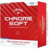 Callaway Golf Chrome Soft Golf Balls(Triple Track (White))