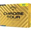 Callaway Golf Chrome Tour Golf Balls(Triple Track (Yellow))