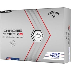 Callaway Golf 2022 Chrome Soft X LS Golf Balls(Triple Track (White))