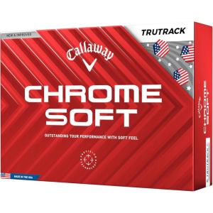Callaway Golf Chrome Soft Golf Balls(Red  White  and Blue)