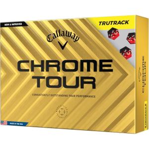 Callaway Golf Chrome Tour Golf Balls(True Track (Yellow))