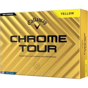 Callaway Golf Chrome Tour Golf Balls(Yellow)