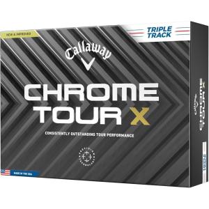 Callaway Golf Chrome Tour X Golf Balls(Triple Track (White))