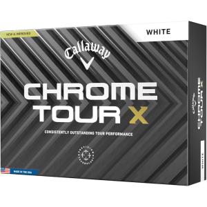 Callaway Golf Chrome Tour X Golf Balls(White)