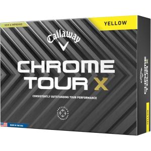 Callaway Golf Chrome Tour X Golf Balls(Yellow)