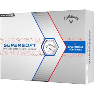Callaway Golf Supersoft Golf Balls (2023)(Red Splatter)