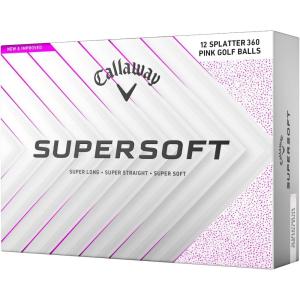 Callaway Golf Supersoft Golf Balls (2025)(Pink Splatter)