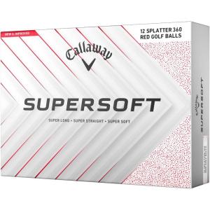 Callaway Golf Supersoft Golf Balls (2025)(Red Splatter)