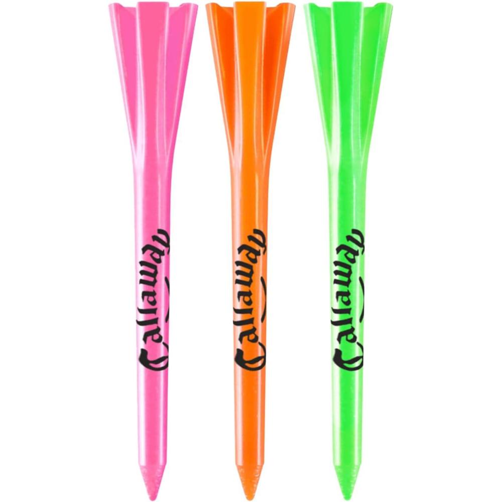 imageCallaway Performance Plastic Golf Tees 30 Pack 275 InchNeon Mix