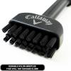 Callaway Golf Mini-Mag Magnetic Club Brush – Compact Golf Club Brush, Groove Cleaner, Golf Bag Accessory, Detachable Magnet, Durable Scrubbing Nylon Bristles