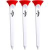 Callaway Par Tee Plastic Golf Tees(Red/White)