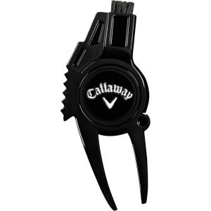 Callaway 4-in-1 Golf Divot Repair Tool(Black Chrome)