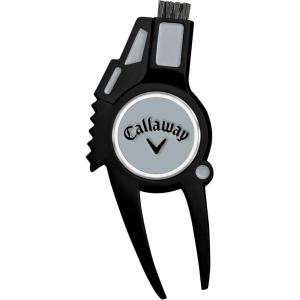 Callaway 4-in-1 Golf Divot Repair Tool(Black/Silver)