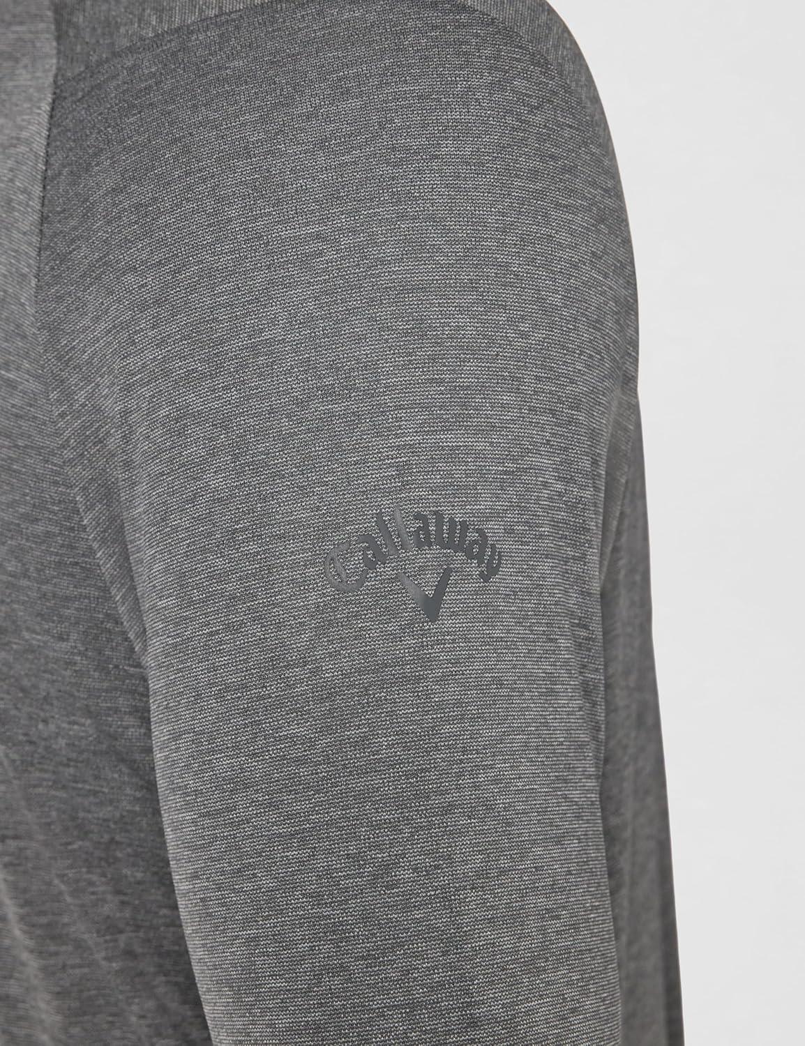 imageCallaway Mens Long Sleeve Moisture Wicking Golf Polo Shirt with Stretch Fabric Available in Big amp TallQuiet Shade Heather