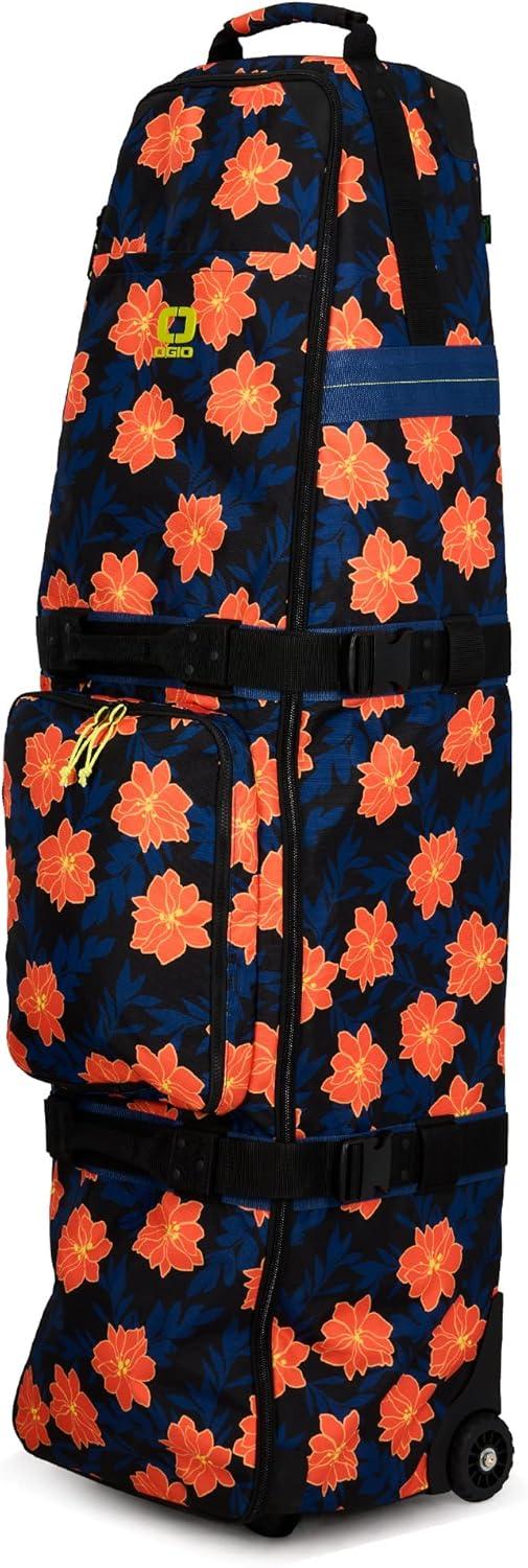 imageOGIO Golf Wheeled Travel Bag for Golf Bag and ClubsNavy Flower Party