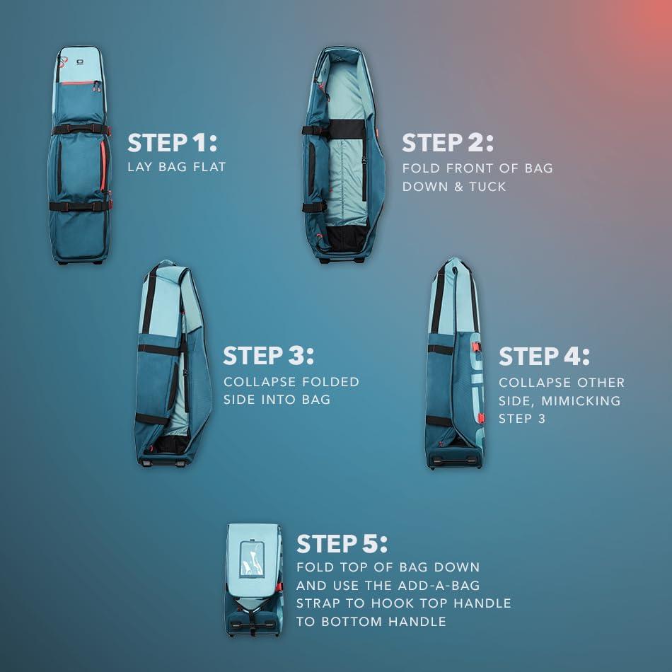 imageOGIO Golf Wheeled Travel Bag for Golf Bag and ClubsSafari
