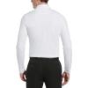 Callaway Men’s Long Sleeve Moisture Wicking Golf Polo Shirt with Stretch Fabric (Available in Big & Tall)(Bright White 2.0)