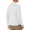 Callaway Men’s Long Sleeve Moisture Wicking Golf Polo Shirt with Stretch Fabric (Available in Big & Tall)(White Grey Htr)