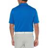 Callaway Mens Short Sleeve Stretch Ottoman Performance Golf Polo, Moisture-Wicking, Sun Protection (Available in Big & Tall)(Magnetic Blue)