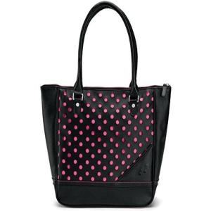 Callaway 2018 Uptown Womens Tote Travel Bag(Polkadot Black/Coral)