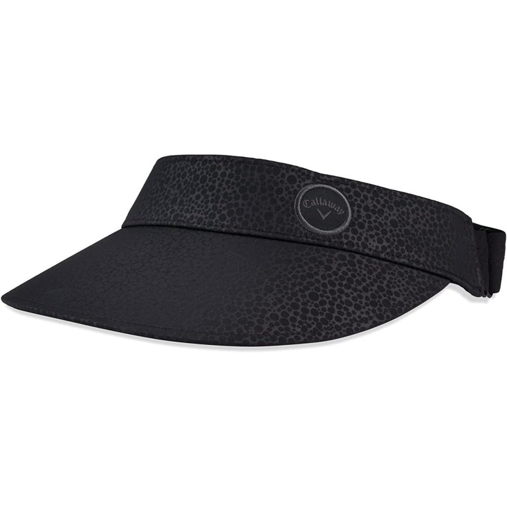 imageCallaway Golf Womens See The Break Visor Collection HeadwearBlack Metalic