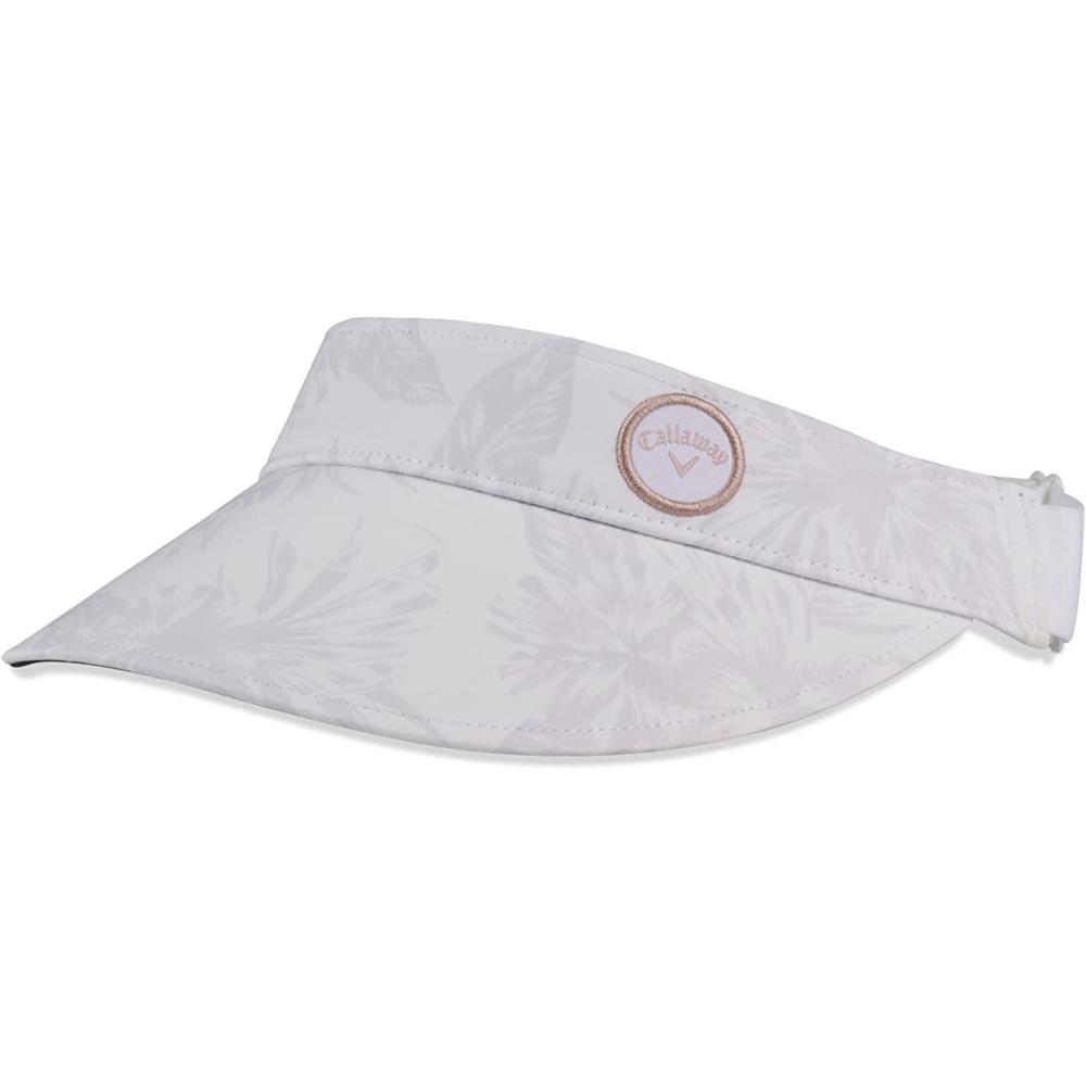 imageCallaway Golf Womens See The Break Visor Collection HeadwearWhite Tropical