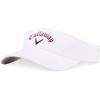 Callaway Golf Women’s Liquid Metal Visor(White/Red)