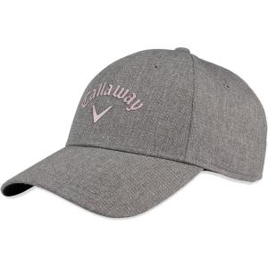 Callaway Golf 2022 Ladies Liquid Metal Adjustable Hat(Heather Gray/Pink)