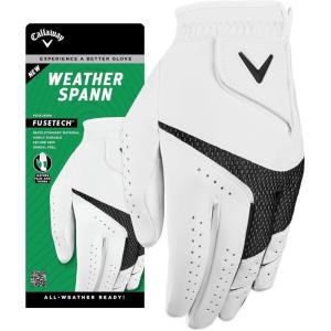Callaway Golf Weather Spann Glove(White)