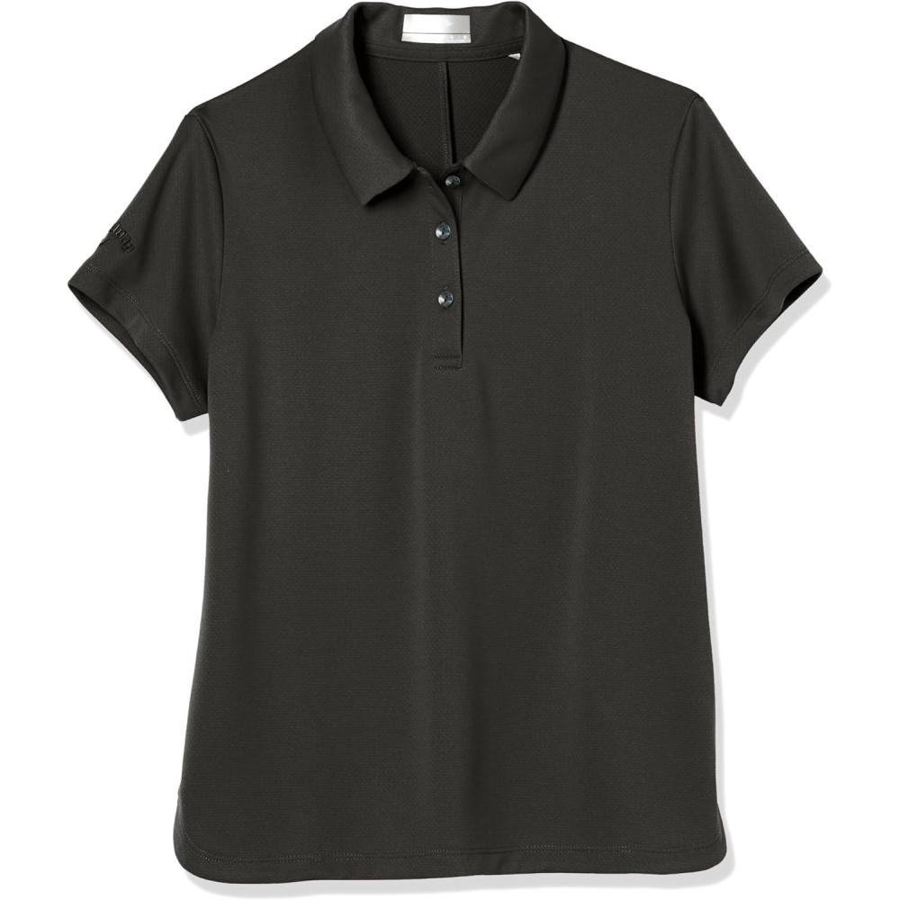 imageCallaway Girls Micro Hex Solid Polo Girls ShirtCaviar