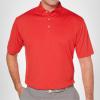 Callaway Mens Basics Short Sleeve Birdseye Polo Shirt(Salsa)