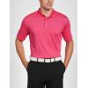Callaway Mens Solid Opti-dri Short Sleeve Stretch Golf Polo, Sun Protection, Moisture-Wicking (Available in Big & Tall)(Very Berry)