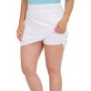 Callaway Women’s Heather Golf Skort for Women with Stretch Fabric, TrueSculpt and Opti-Dri Technology(Brilliant White)