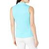 Callaway Women’s Opti-Dri Sleeveless Golf Polo with UV Block Sun Protection, Flexible Fit, Ladies Performance Apparel(Blue Curacao)