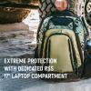 OGIO Renegade Backpack (Renegade, Black)(Woodcut Polka)