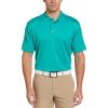 Callaway Mens Solid Opti-dri Short Sleeve Stretch Golf Polo, Sun Protection, Moisture-Wicking (Available in Big & Tall)(Columbia)