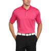 Callaway Mens Solid Opti-dri Short Sleeve Stretch Golf Polo, Sun Protection, Moisture-Wicking (Available in Big & Tall)(Very Berry)