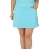 Callaway Women’s Heather Golf Skort for Women with Stretch Fabric, TrueSculpt and Opti-Dri Technology(Blue Curacao Htr)