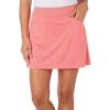 Callaway Women’s Heather Golf Skort for Women with Stretch Fabric, TrueSculpt and Opti-Dri Technology(Geranium Htr)