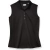 Callaway Women’s Opti-Dri Sleeveless Golf Polo with UV Block Sun Protection, Flexible Fit, Ladies Performance Apparel(Caviar Black)